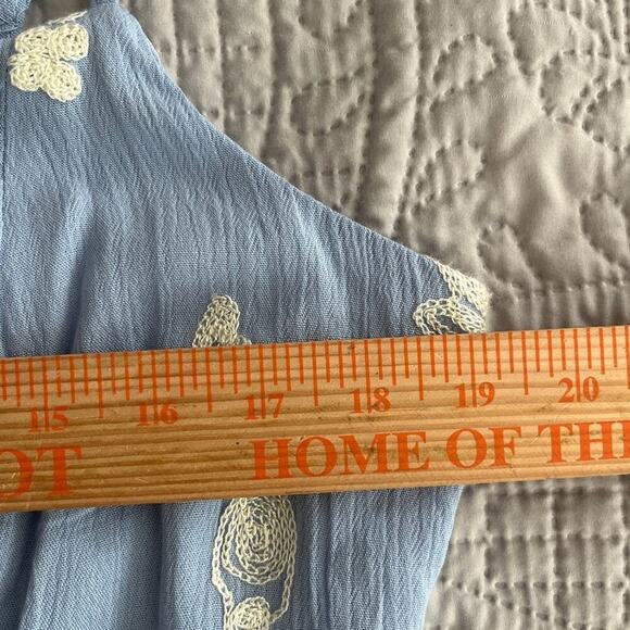 Lily Rose Floral Tier Midi Dress XXL Embroidered Flutter Sleeve Cottagecore NEW - Picture 12 of 13